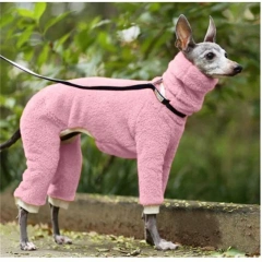 Suits Large Soft Puppy Clothes Loose Four Legged Thick Dogs High Greyhound Neck Warm Italian Winter Onesies For Dogs Clothes