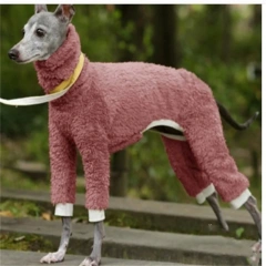 Suits Large Soft Puppy Clothes Loose Four Legged Thick Dogs High Greyhound Neck Warm Italian Winter Onesies For Dogs Clothes
