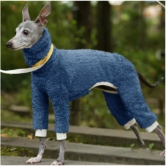 Suits Large Soft Puppy Clothes Loose Four Legged Thick Dogs High Greyhound Neck Warm Italian Winter Onesies For Dogs Clothes