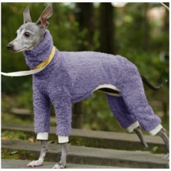 Suits Large Soft Puppy Clothes Loose Four Legged Thick Dogs High Greyhound Neck Warm Italian Winter Onesies For Dogs Clothes