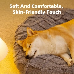 Dog Bed for Large Medium Small Dogs Sleeping Mat Non-Slip Bottom Breathable Soft Puppy Bed DurableCalming Pet Cuddler