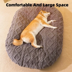 Dog Bed for Large Medium Small Dogs Sleeping Mat Non-Slip Bottom Breathable Soft Puppy Bed DurableCalming Pet Cuddler