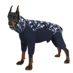Camouflage Winter Big Dog Clothes Thicken Fleece Windproof Pet Jumpsuit Warm Coat Adjustable Pet Overalls for Medium Large Dogs