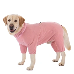 Camouflage Winter Big Dog Clothes Thicken Fleece Windproof Pet Jumpsuit Warm Coat Adjustable Pet Overalls for Medium Large Dogs