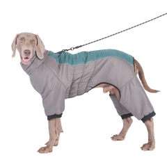Reflective Big Dog Jacket Winter Warm Dog Clothes for Medium Large Dogs Waterproof Pet Coat Labrador Greyhound Vest Overalls