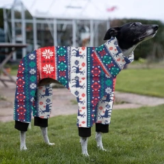 Dog Pajamas New Fashionable Pets Long Sleeve Pajamas For Medium Large Dogs Pets High Collar Autumn Winter Jumpsuit Clothes
