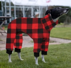 Dog Pajamas New Fashionable Pets Long Sleeve Pajamas For Medium Large Dogs Pets High Collar Autumn Winter Jumpsuit Clothes