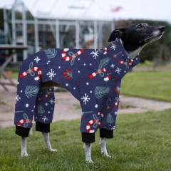 Dog Pajamas New Fashionable Pets Long Sleeve Pajamas For Medium Large Dogs Pets High Collar Autumn Winter Jumpsuit Clothes