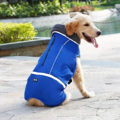 Spring/Fall New Thickened Warm Dog Clothes Waterproof Reflective Puppy Coat Jacket Pet Dog Jumpsuits For Small Big Dogs Clothes