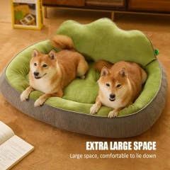 Warm Dog Sofa Bed Thickened Plush Dog Kennel Mattress Large Cat Nest Sofa Washable Pet Sleeping Mats Soft Puppy Pets Supplies