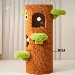 Cozy Large Multi-Level Cat Tree Tower Sisal Scratching Posts Felt Bed Cat Climbing Frame Furniture Toy for Your Feline Friend