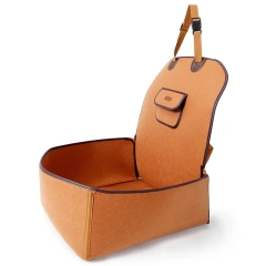 Car Pet Cushion Seat For Dogs Large Felt Cloth Carrier Seat Covers Transporter Fence Protective Boot Drive Travel Mat Products