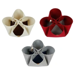 Cat Felt Tunnel Durable Cat Play House Foldable Interactive Pet Bed House Cat Tunnel Bed for Cat Rabbit Pets Kitten Puppy