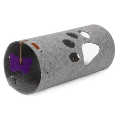 DIY Cat Tunnel Toys Outdoor Cats Training Toy Stitching For Cats Katten Interactive Foldabe Tunnel Tubes Pet Toy