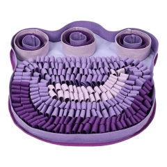 Dog Snuffle Treat Dispensing Blanket for Dogs Interactive Puzzle Pet Chew Toy Reducing Boredom Foraging Skill