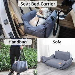 Dog Car Seat Air Bag Dog Booster Seat for Small Pets Dog Booster Seat for Small Pets with Adjustable Straps Interactive Pet Seat