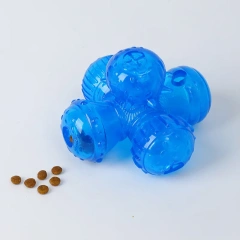 Pet Toy Food Leaker Cross-pass Dog Food Leakage Ball Bite-resistant Training Educational Dog Training Toy Dog toy Ball