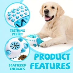 Pet Funnel Ball Dog Toys, Durable Rubber Construction, Puppy Teeth Grinding and Cleaning Fun Dog Accessories Pet Products