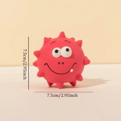 Cute Squeaky Pet Dog Interactive Chew Toy Puppy Bite Resistant Thorn Tooth Cleaning Toy Molar Chew Toys for Dogs Supplies
