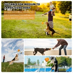 Dog Rope Fetch Exercise Toy For Medium Large Aggressive Chewers, Dogs Chew Interactive Toys Training Tug Of War Balls Indoor