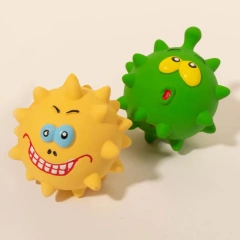 Cute Squeaky Pet Dog Interactive Chew Toy Puppy Bite Resistant Thorn Tooth Cleaning Toy Molar Chew Toys for Dogs Supplies