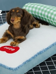 Denim Dog Nest Four Seasons Universal Removable Washable Dog Bed Small and Medium sized Dog Sleeping Mat Sofa Summer Pet