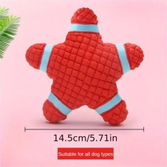 Squeaky Dog Toys Natural Latex Rubber Balls Soft Bouncy Durable For Small Medium Large Dogs Interactive Chew Fetch Play Dog Toy