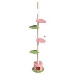 Cat Climbing Frame Nest Tree, Big Cat Tree, Floor to Ceiling, Tower, Scratching Post, Modern