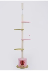 Cat Climbing Frame Nest Tree, Big Cat Tree, Floor to Ceiling, Tower, Scratching Post, Modern