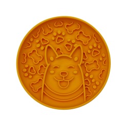New pet slow food cat and dog bowl with suction cup silicone dog bowl