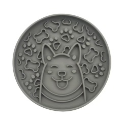 New pet slow food cat and dog bowl with suction cup silicone dog bowl