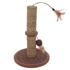 Brown non-stick wool sisal wholesale cat tree cute cardboard scratcher cat tree furniture