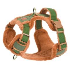 New dog plush warm I-shaped vest harness