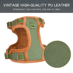 New dog plush warm I-shaped vest harness