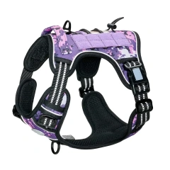 Tactical Harness for Large Dogs No Pull Adjustable Pet Harness Reflective K9 Training Easy Control Pet Vest Military Service