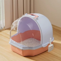 HONEY PET Full Semi-Closed Drawer Cat Litter Box Anti-Odour Anti-Splash Cat Litter Pan Cat Supplies Chat Katzen Klo News