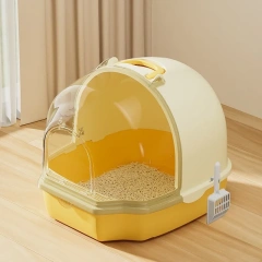 HONEY PET Full Semi-Closed Drawer Cat Litter Box Anti-Odour Anti-Splash Cat Litter Pan Cat Supplies Chat Katzen Klo News