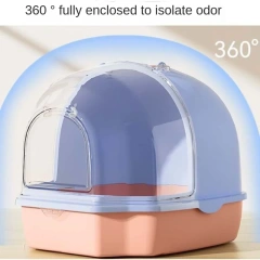 HONEY PET Full Semi-Closed Drawer Cat Litter Box Anti-Odour Anti-Splash Cat Litter Pan Cat Supplies Chat Katzen Klo News