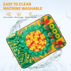 Dog Training Snuffle Mat Carrot Pulling Model Pet Sniffing Mat Slow Food Blanket Foraging Feeding Mat Reduces Boredom Anxiety