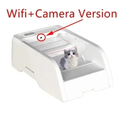 Fully Automatic Intelligent Cat Litter Box Self-cleaning Cat Bedpans Multi Mode Semi Closed Pet Products Controlled By App
