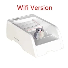 Fully Automatic Intelligent Cat Litter Box Self-cleaning Cat Bedpans Multi Mode Semi Closed Pet Products Controlled By App