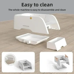 Fully Automatic Intelligent Cat Litter Box Self-cleaning Cat Bedpans Multi Mode Semi Closed Pet Products Controlled By App
