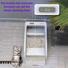 Fully Automatic Intelligent Cat Litter Box Self-cleaning Cat Bedpans Multi Mode Semi Closed Pet Products Controlled By App