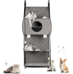 New Arrival Hanging Cat Tree Door Mounted Climber Cat Hammock Climber Cat Wall Perch Furniture for Indoor