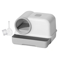 Fully Enclosed Cat Litter Box Large Cat Potty Corridor Sandbox Kitty Litter Box Kitten Potty for All Kinds of Cat Litter