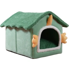 OUFACat Bed Carrot Pet Bed Pet House Plush Warm Villa Luxury Beds For Dogs