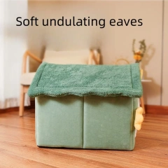 OUFACat Bed Carrot Pet Bed Pet House Plush Warm Villa Luxury Beds For Dogs