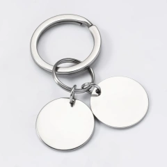 Stainless Steel Custom Pet Portrait Keychain Personalized Multiple Dog Cat Photo Engraved Memorial Christmas Gifts