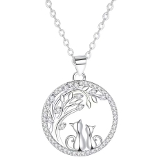 New women's cat necklace, women's clavicle necklace