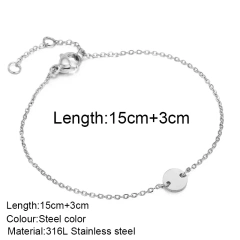 women Bracelet Stainless Steel Chain Bracelet for Women bangle Gifts Wholesale Jewelry Dropshipping Do not fade not allergic